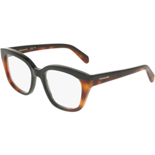 Ferragamo Kvinde SF3023 006 Optiske stel Acetat Sort Firkantet Normal