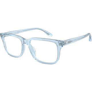 Emporio Armani EA3250U 6204 54 Briller Mænd Blue - Transparent Bright Light Blue - 54mm