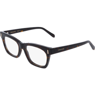 Ferragamo Donna SF3025 242 Optiske stel Acetato Havana Squadrata Normale
