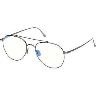 TOM FORD Mand FT6040-B 008 Optiske stel Titanium Argento Pilot Normal