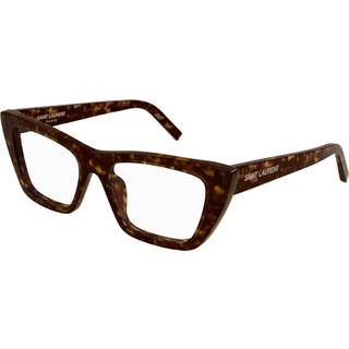SAINT LAURENT Kvinde SL 276 MICA OPT 002 Optiske stel Acetat Havana Transparent Cat Eye Antiblænding