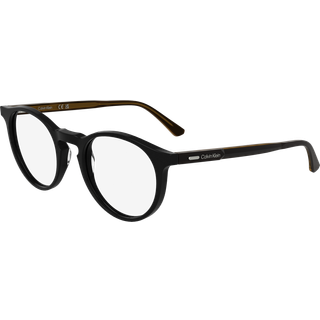 Calvin Klein Unisex CK25518 001 Optiske stel Acetat Sort Geometrisk Normal