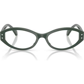 Michael Kors Kvinde MK4139B CORVARA 4006 Optiske stel Acetat Grøn Transparent Rund Normal