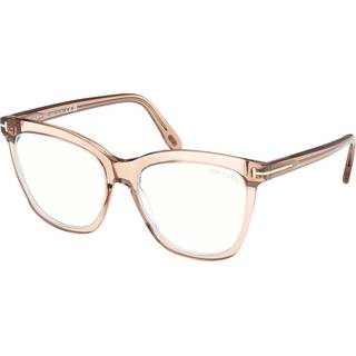 TOM FORD Kvinde FT6042-B 45 Optiske stel Acetat Brun Sommerfugl Normal