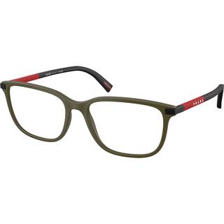 Prada Linea Rossa Mand PS 02RV 15X1O1 Optiske stel Injiceret Grøn Transparent Pillow Normal