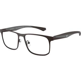 Emporio Armani EA1163 3390 53 Briller Mænd Brun - Matte Brown - 53mm