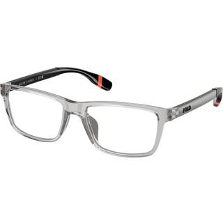 Polo Ralph Lauren Børn PP8547U 5755 Optiske stel Injiceret Grå Transparent Firkantet Normal