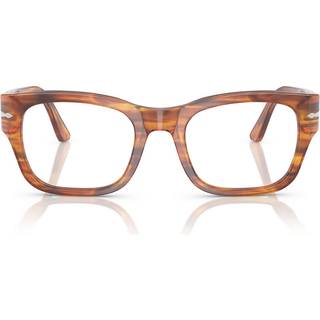 Persol Unisex PO3297V 1157 Vista -rammer Acetat Skildpadde Transparent Firkantet Normal