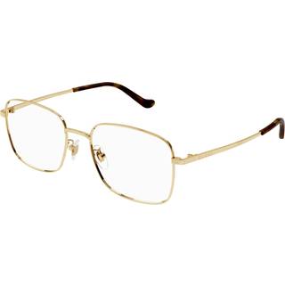 Gucci Mand Gucci GG1355OA 002 Optiske stel Metal Guld Firkantet