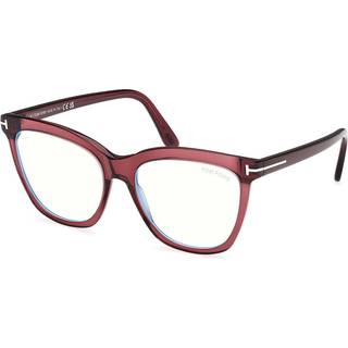 TOM FORD Kvinde FT6042-B 069 Optiske stel Acetat Bordeaux Sommerfugl Normal