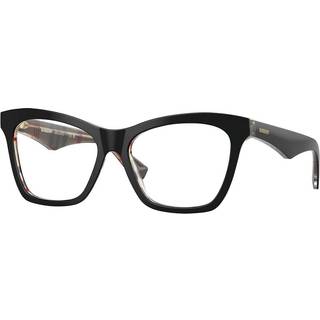 Burberry BE2416F Asian Fit 4121 52 Briller Kvinder Black - Black On Vintage Checkered - 52mm