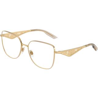 Dolce & Gabbana Kvinde DG1358 1366 Optiske stel Metal Guld Transparent Firkantet Normal