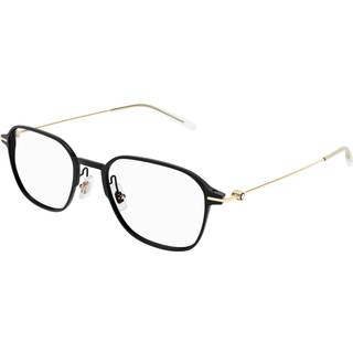 Montblanc Mand MB0358O 006 Optiske stel Sort Transparent Firkantet
