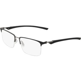 Nike Mand NIKE 4318 001 Optiske stel Metal Sort Firkantet Normal