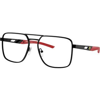 Ferrari Scuderia Mand FZ7005 101 Optiske stel Metal Sort Transparent Firkantet Normal