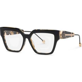 Philipp Plein Kvinde VPP165S PLEIN QUEEN 09BA Optiske stel Acetat Sort Firkantet