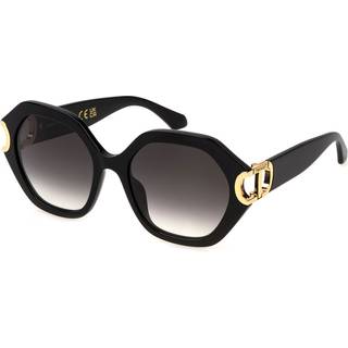 Twinset Kvinde STW063 700 Solbriller Acetat Sort Røg Geometrisk Normal Skygge
