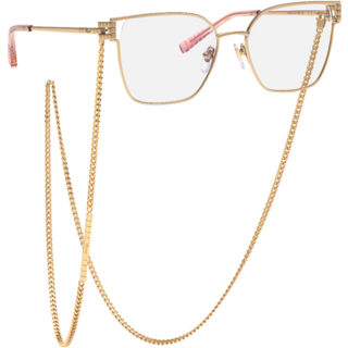 Chopard Kvinde IKCHL58 08FC Optiske stel Metal Guld Firkantet