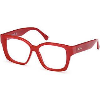 Max Mara Kvinde MM5184 66 Optiske stel Acetat Rød Geometrisk Normal - Rød