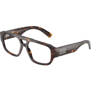 Dolce & Gabbana Mand DG3406 502 Optiske stel Acetat Skildpadde Transparent Pilot Normal