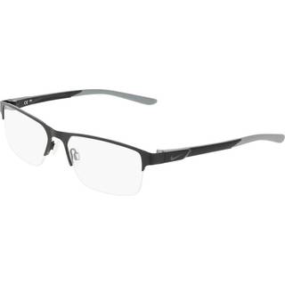 Nike Mand NIKE 8159 001 Optiske stel Metal Sort Firkantet Normal