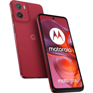 Motorola moto g05 64 GB, Plum Rød ➞ På lager - klar til levering