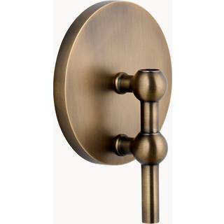 STOFF STOFF Nagel lysestage væg Bronzed brass