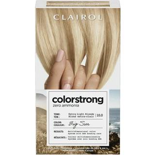 Clairol ColorStrong Permanent Zero Ammonia H?rfarve 10.0 Ekstra Lys Blond - Big Sur H?rfarve Pakke med 1
