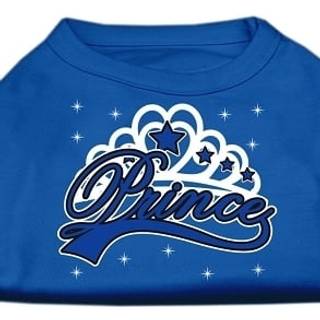 Jag är en Prince Screen Print Shirts Blue XL