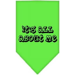 Det handlar om mig skärmtryck bandana lime grön liten