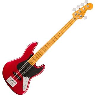 Fender American Ultra II Jazz Bass V MN Sinister Red 5-strenget basguitar