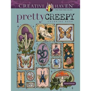 Creative Haven Pretty Creepy Coloring Book