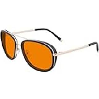 Gunnar DUME DME-02712 Blue-Light Block 57 Solbriller Mænd Black - Gold - 57mm