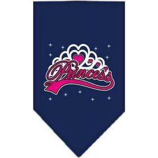 Jag är en prinsessa skärmtryck bandana marinblå stor