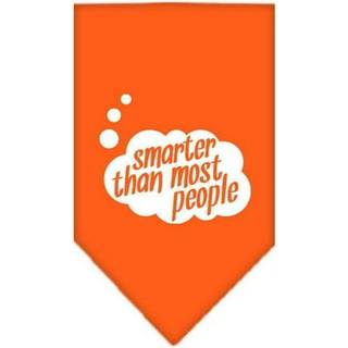 Smartare än de flesta skärmar tryck bandana orange liten