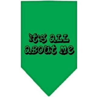 Det handlar om mig skärmtryck bandana smaragd grön liten
