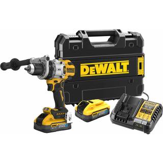 Dewalt DCD1007H2T-QW 18V XR Slagbore-/skruemaskine med 2 stk. 5,0Ah PowerStack batteri, lader og TSTAK