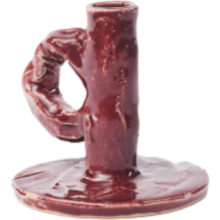 NIKO JUNE NIKO JUNE | Studio Candlestick Red | candles Red OZ - Burgundy - Red - OZ