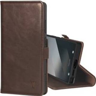Galaxy S25 Ultra Leather Case (with Stand Function) - Dark Brown