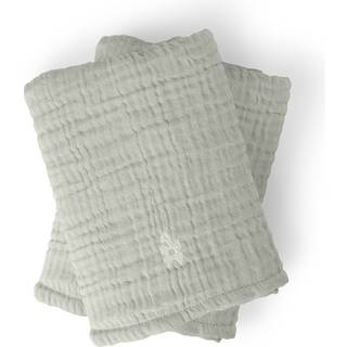 Sebra Pusleunderlag - 6-lags - 2 stk. - Muslin - Mist Green