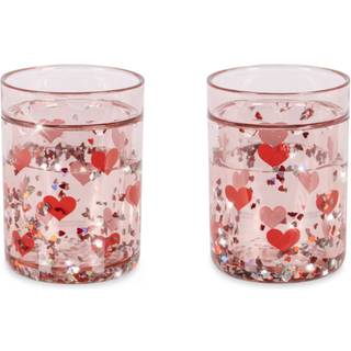 Konges Sløjd 2 Pak Glitterkopper Heart