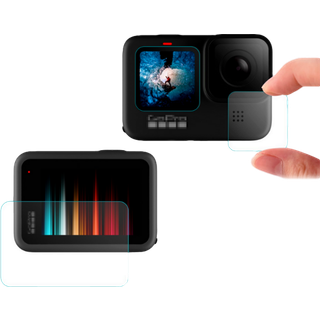 Beskyttelsesglas Skærmbeskyttelse til GoPro Hero 9 / 10 / 11 / 12 Black - Sæt