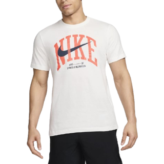 Nike Dri-Fit Fitness T-Shirt Funktionsshirt Herrer størrelse S farve hvid