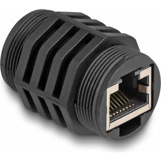 DeLOCK Network Coupler - Black - Sort