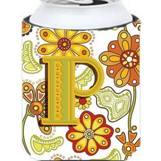 Bogstav p blomster sennep og grøn dåse eller flaske hugger CJ2003-PCC