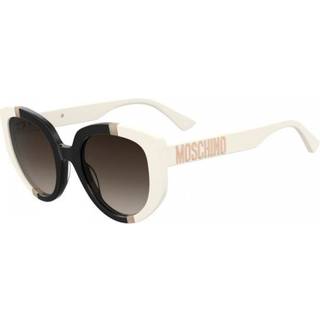 Moschino Kvinde MOS173/S CCP/HA Solbriller Acetat Hvid Brun Cat Eye Normal Skygge