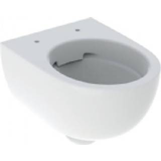 GEBERIT Selnova Premium toilet Kompakt væghængt toiletskål, Rimfree, 49 cm.