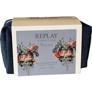 Replay Giftset Replay Signature Secret Woman Edt 100ml + Pochette