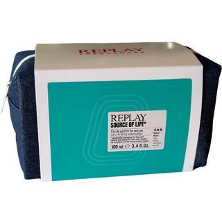 Giftset Replay Source Of Life Woman Edp 100ml + Pochette