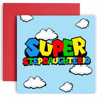 Huxters f?dselsdagskort til kvinder - Super f?dselsdagssteddatter Tillykke med f?dselsdagskort til f?dselsdag Motheras Day - Sister Birthday Card